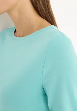 Basic shirt in effen kleur