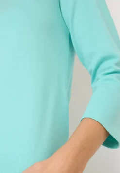 Basic shirt in effen kleur