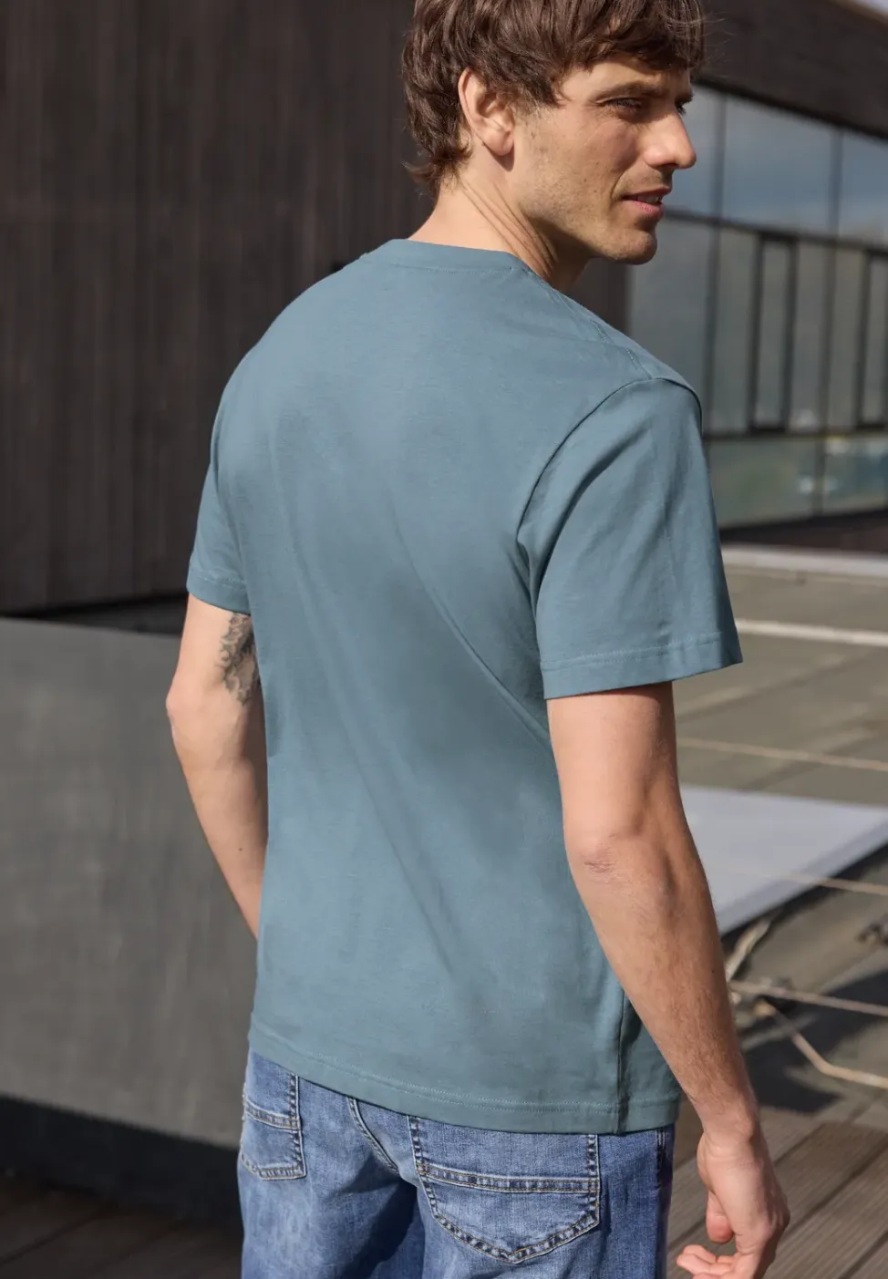 Basic Shirt in effen kleur