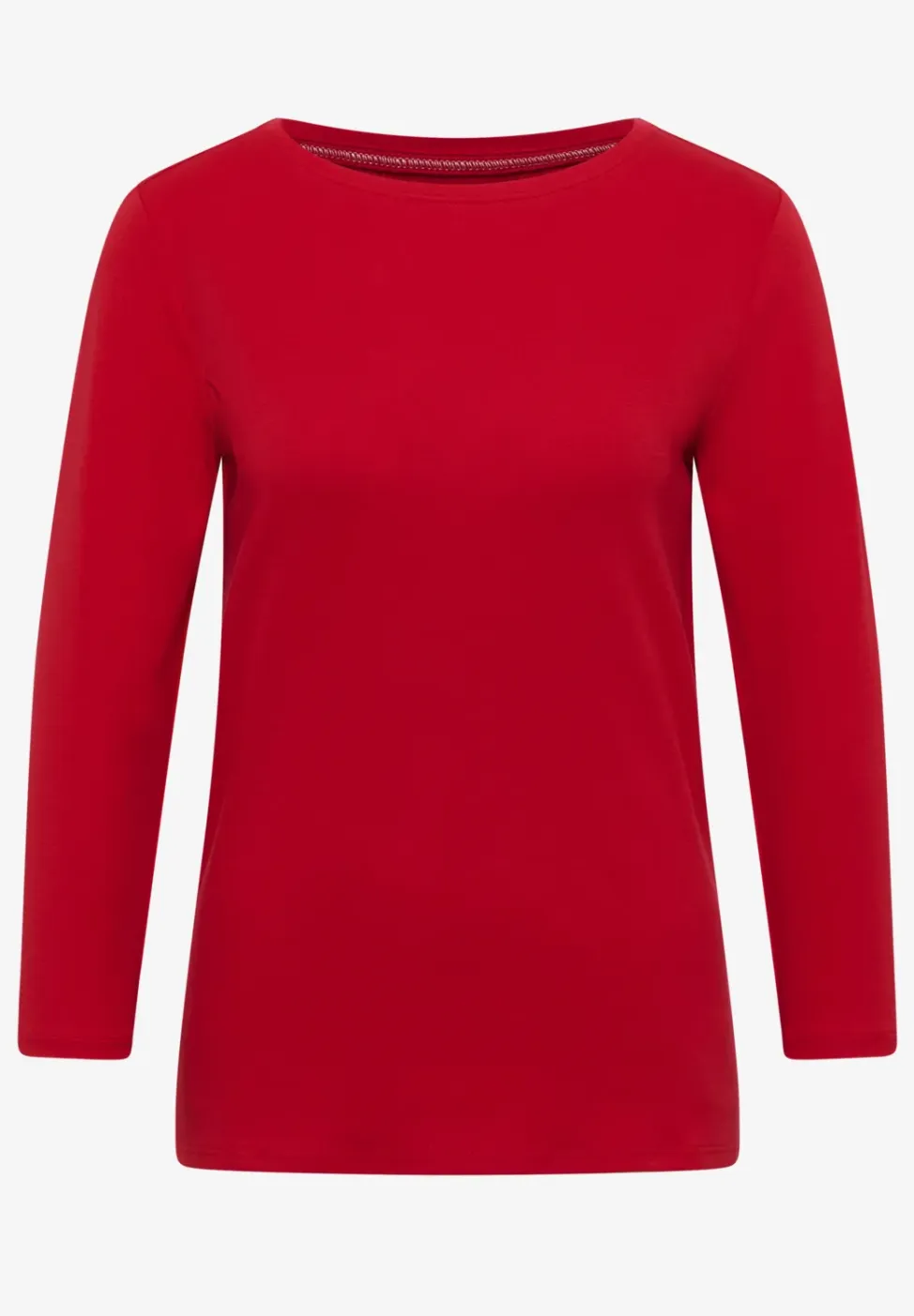 Basic shirt in effen kleur