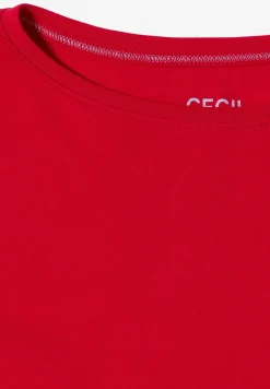 Basic shirt in effen kleur