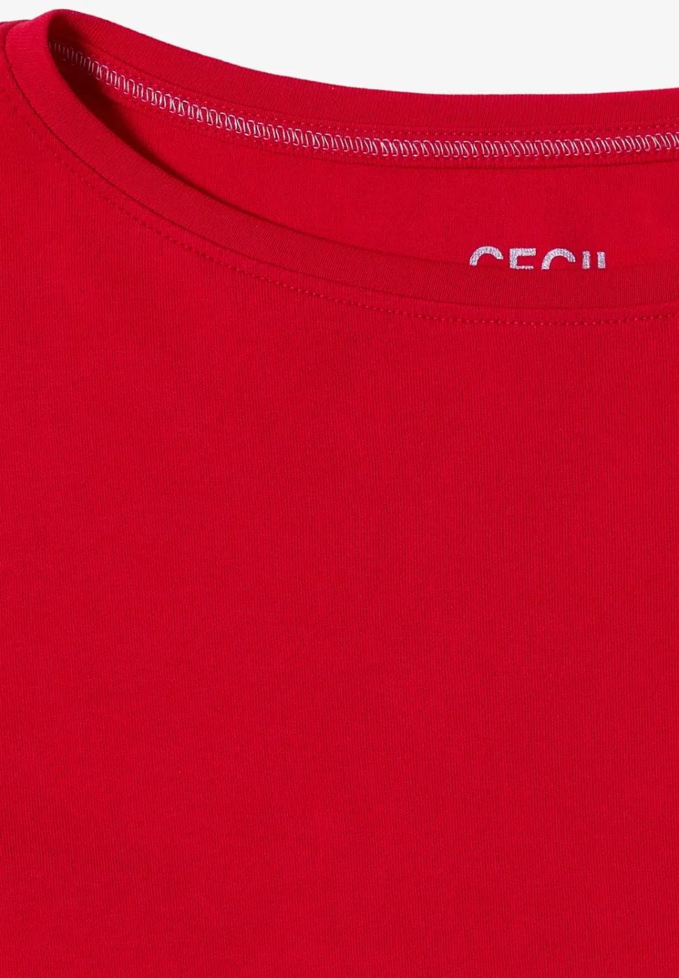 Basic shirt in effen kleur