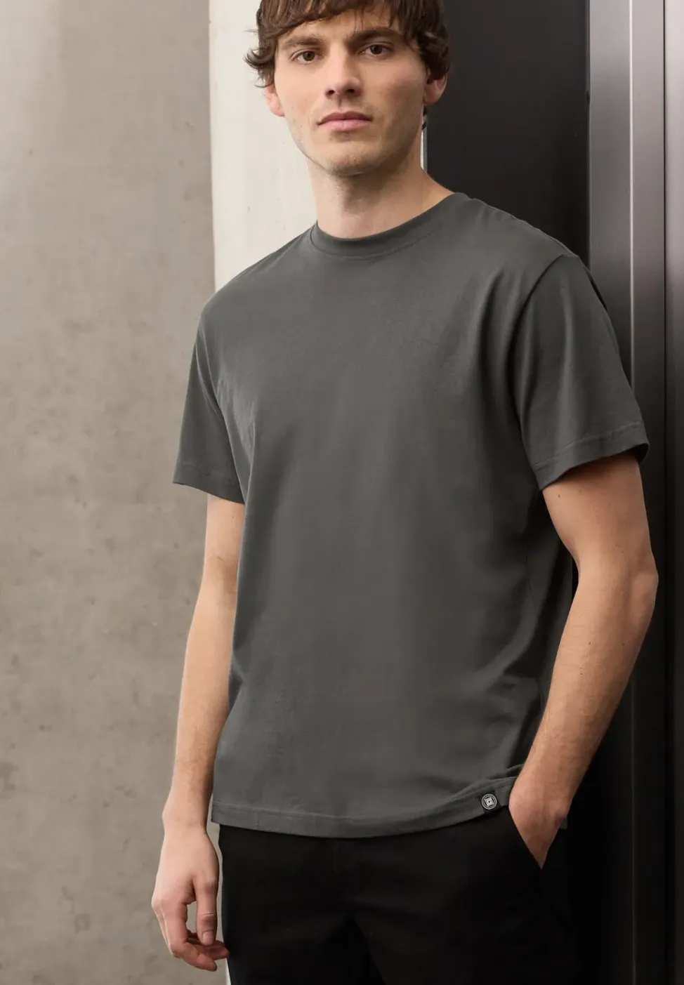 Basic Shirt in effen kleur