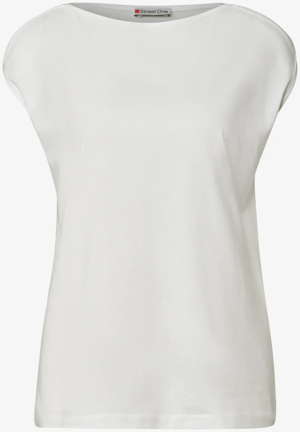 Basic shirt met boothals