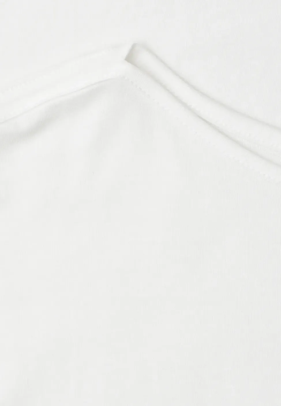 Basic shirt met boothals