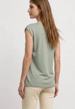 Basic shirt met boothals