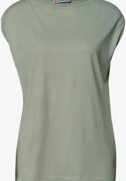 Basic shirt met boothals