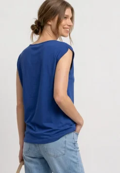 Basic shirt met boothals