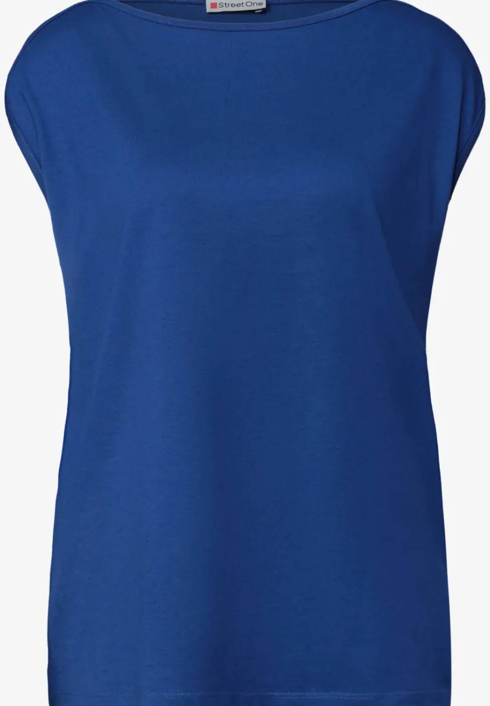 Basic shirt met boothals