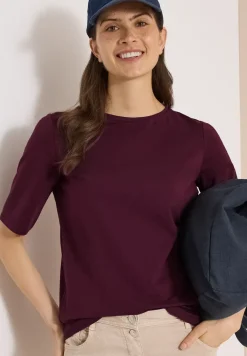 Basic Shirt met boothals
