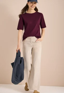 Basic Shirt met boothals