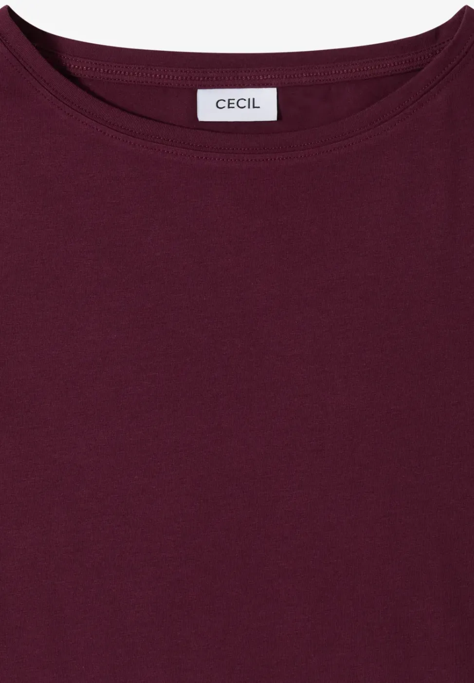Basic Shirt met boothals