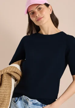 Basic Shirt met boothals
