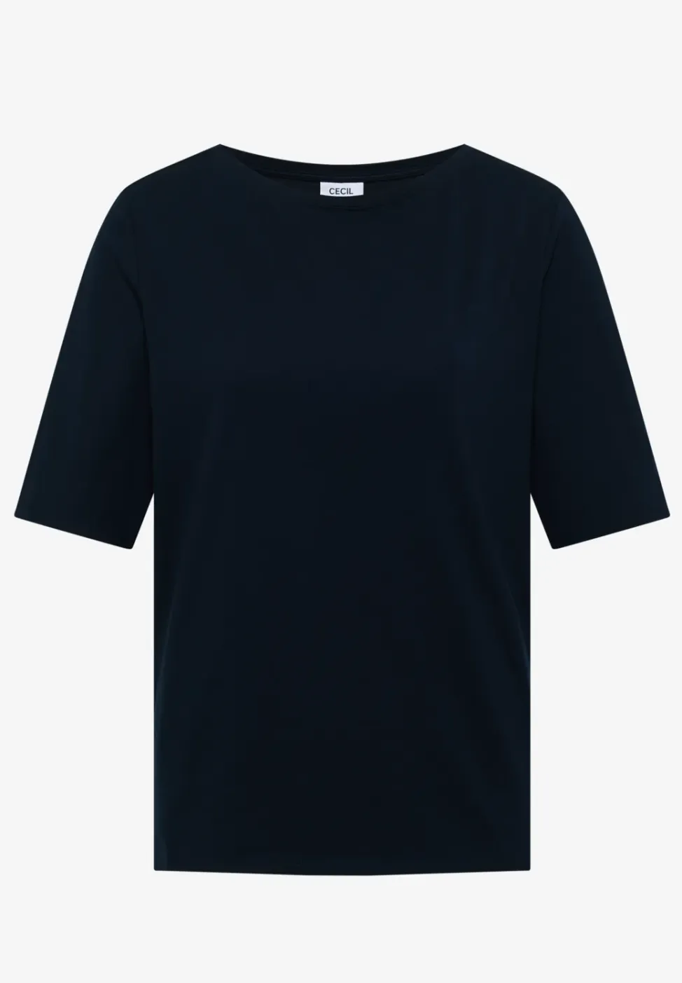 Basic Shirt met boothals
