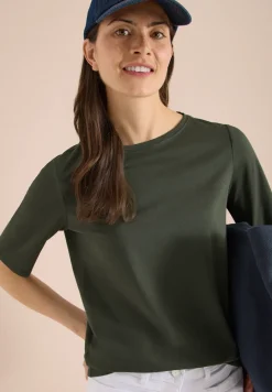Basic Shirt met boothals