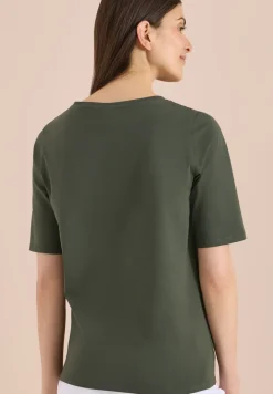 Basic Shirt met boothals