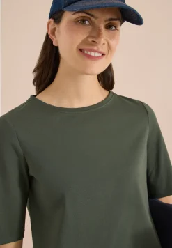 Basic Shirt met boothals