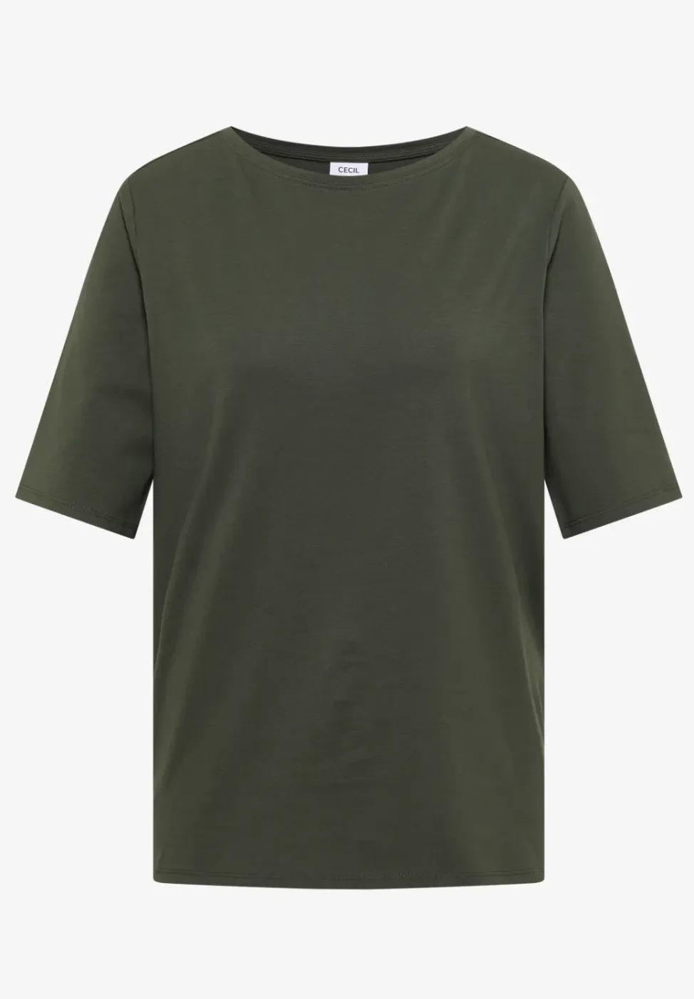 Basic Shirt met boothals