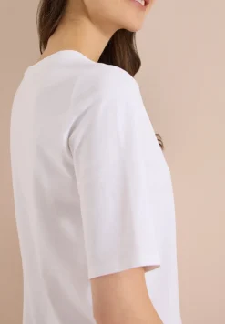 Basic Shirt met boothals