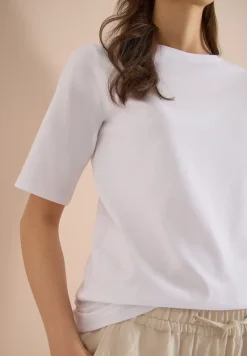 Basic Shirt met boothals