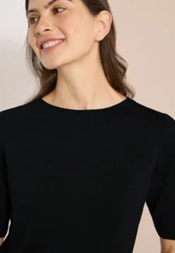 Basic Shirt met boothals