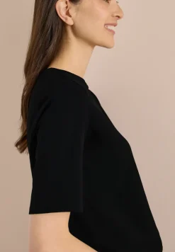 Basic Shirt met boothals
