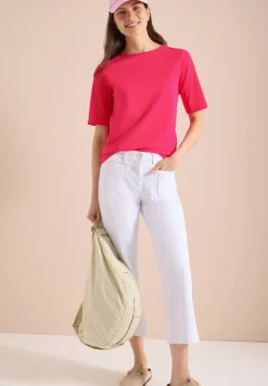 Basic Shirt met boothals