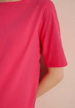 Basic Shirt met boothals
