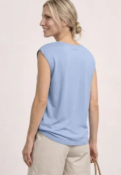 Basic shirt met boothals