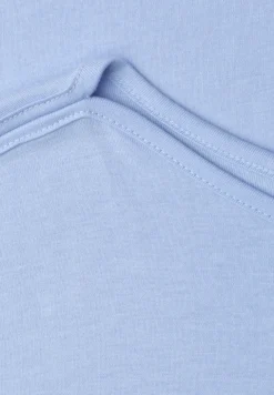 Basic shirt met boothals