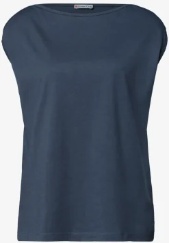 Basic shirt met boothals