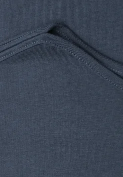 Basic shirt met boothals