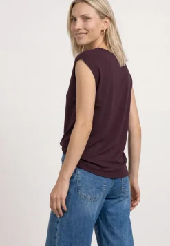 Basic shirt met boothals
