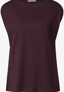 Basic shirt met boothals