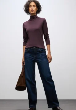 Basic shirt met coltrui