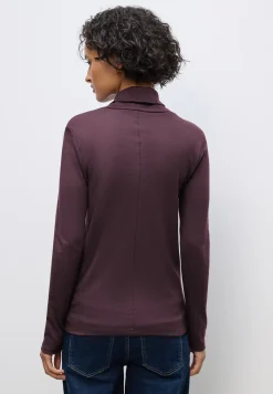 Basic shirt met coltrui