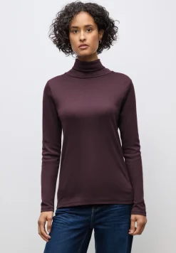 Basic shirt met coltrui