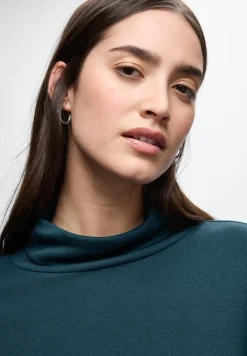 Basic shirt met coltrui