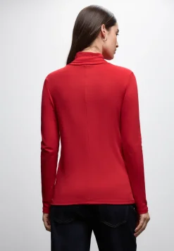 Basic shirt met coltrui