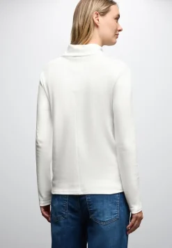 Basic shirt met coltrui
