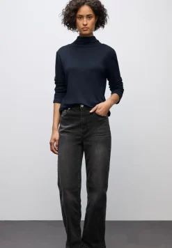 Basic shirt met coltrui
