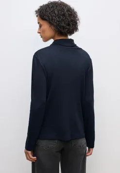 Basic shirt met coltrui