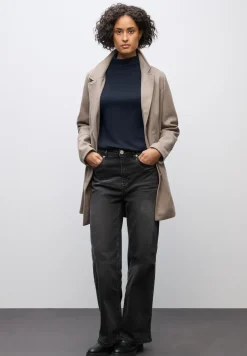 Basic shirt met coltrui