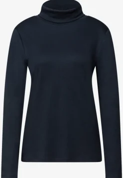Basic shirt met coltrui