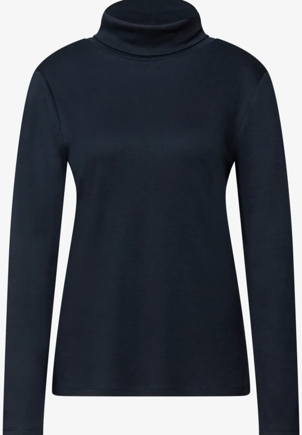 Basic shirt met coltrui
