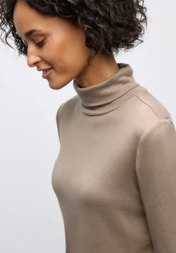 Basic shirt met coltrui