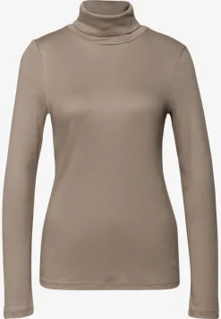 Basic shirt met coltrui