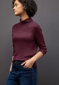 Basic shirt met coltrui