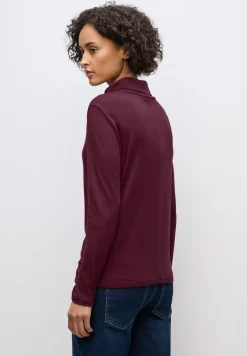 Basic shirt met coltrui