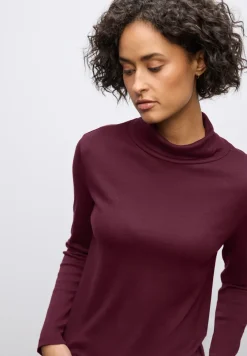 Basic shirt met coltrui